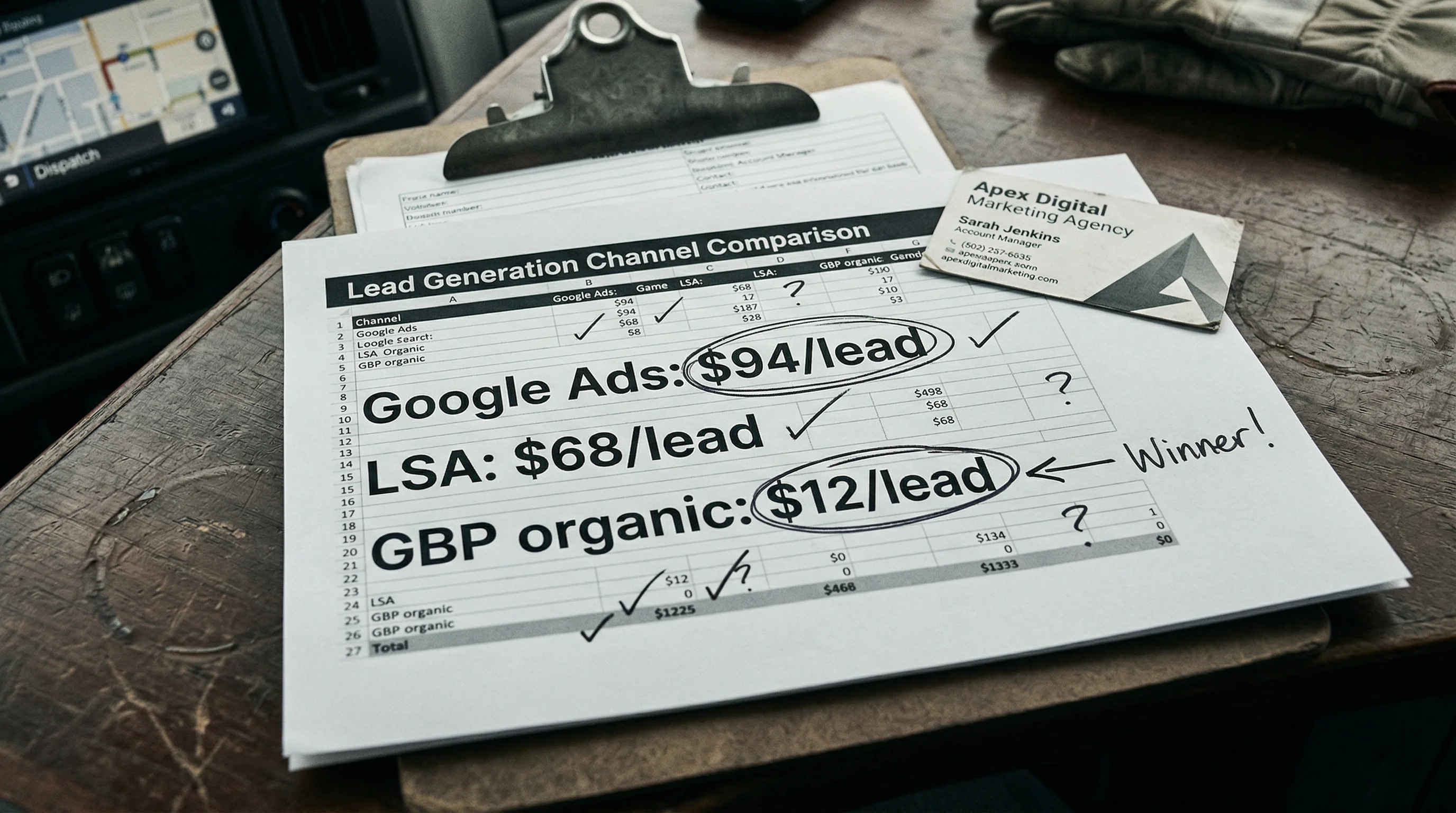 HVAC Cost Per Lead by Channel in 2026: Google Ads, LSAs, GBP, Angi, and Facebook